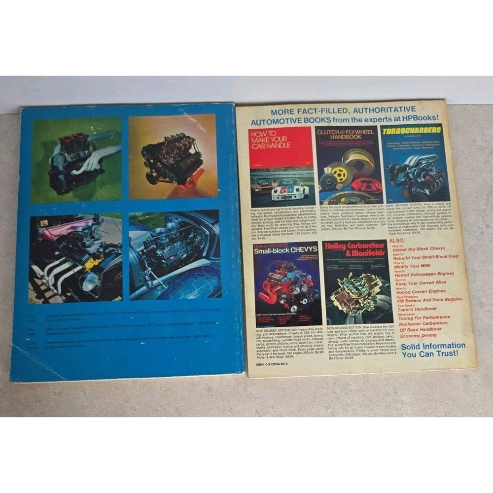 HPBooks Small-block Chevy Manuals How to Hotrod & Rebuild Vizard Fisher Lot